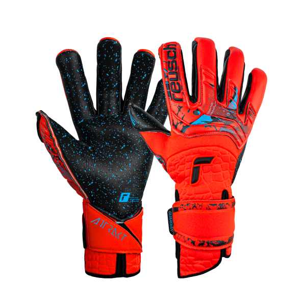 Reusch Attrakt Fusion Guardian AdaptiveFlex 5370985 3333 black red 1